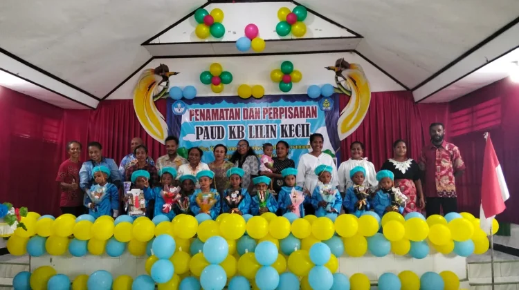 PAUD Lilin Kecil Barawaikap Gelar Penamatan, Pengelola Harap Dukungan Orang Tua