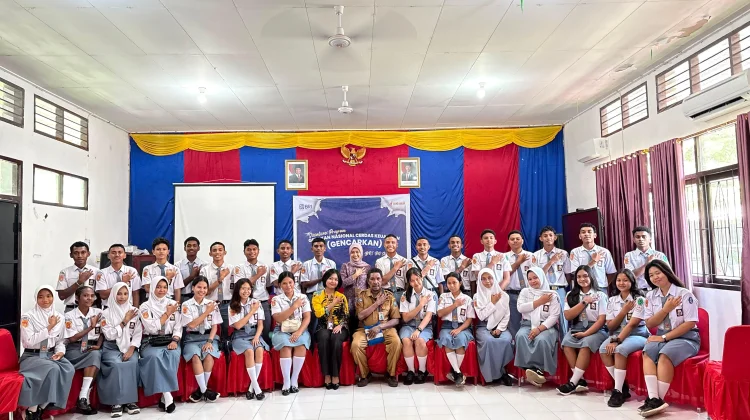 BRI Cabang Serui Gelar Gencarkan Bagi Siswa SMA Negeri 1 Serui