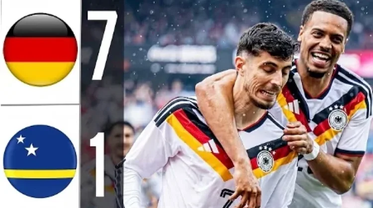 Timnas Jerman Patahkan Perlawanan Curacao dengan Skor Telak 7-1