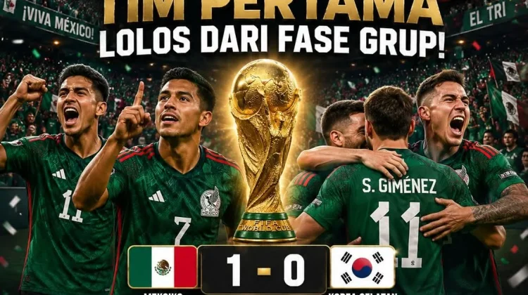 Meksiko Tim Pertama Lolos 16 Besar Piala Dunia 2026