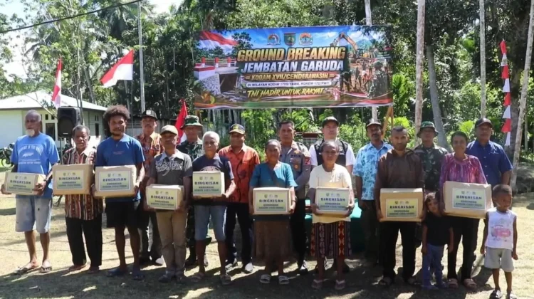 Kodim 1709/Yawa Wujudkan Akses dan Harapan Baru
