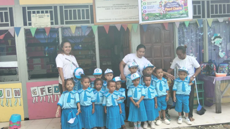 PAUD SPS Charis Serui Gelar MPLS Ramah bagi Peserta Didik Baru