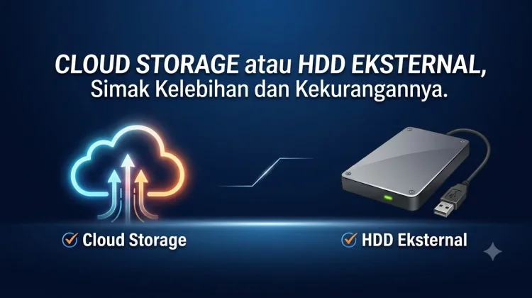 Cloud Storage atau HDD Eksternal? Kenali Perbedaannya sebelum Menyimpan Data