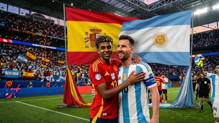 The G.O.A.T vs Masa Depan: Duel Dua Generasi Berbeda di Final Argentina vs Spanyol