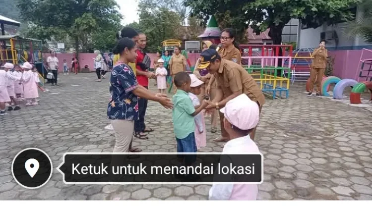 TK Pertiwi IV Serui Sambut 100 Siswa Baru