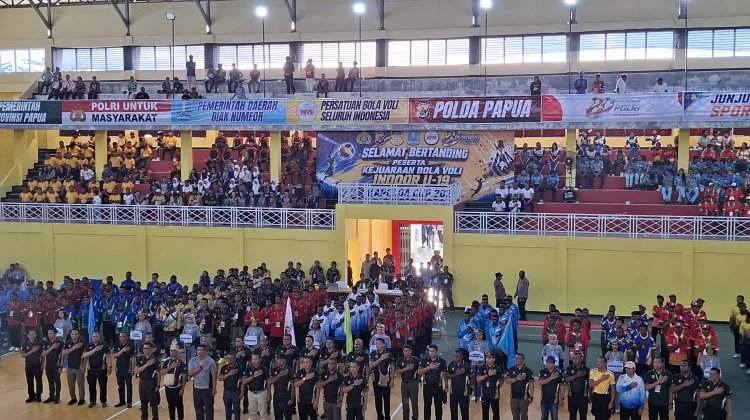 Tim Voli Yapen Tampil di Kapolda Cup U-19, Terhenti di Babak Kedua