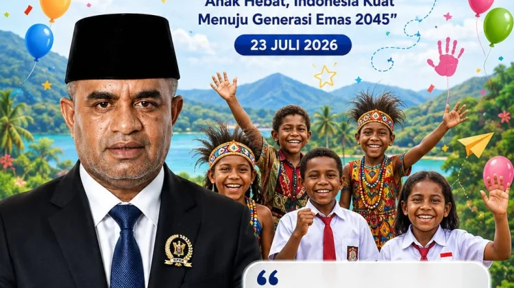 Ketua DPRK Yapen Ajak Semua Pihak Lindungi dan Dukung Masa Depan Anak