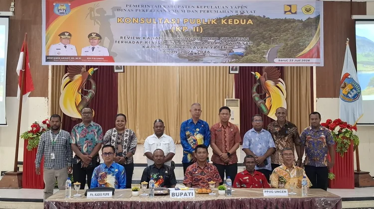 Konsultasi Publik II Revisi RTRW Yapen Bahas Arah Penataan Ruang Berkelanjutan