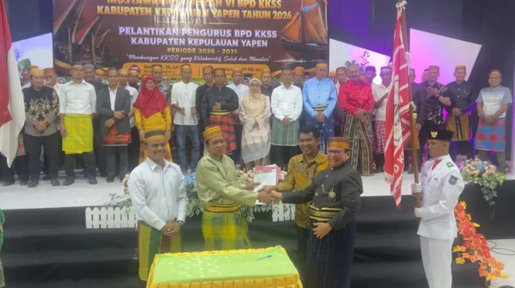 Abdullah Terpilih Pimpin KKSS Kepulauan Yapen Periode 2026-2031