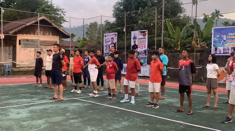 Menyongsong HUT RI ke-81, Lawn Tennis Yapen Selenggarakan Lomba Pertandingan Tenis