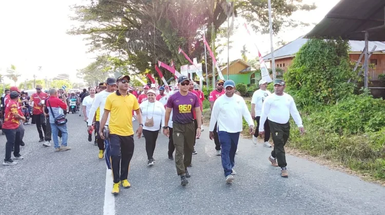 TNI dan Rakyat Semarakkan HUT ke-81 Kemerdekaan RI