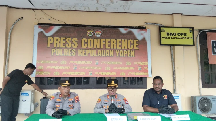 Sat Reskrim Polres Kepulauan Yapen Ungkap Kasus Pencurian Laptop