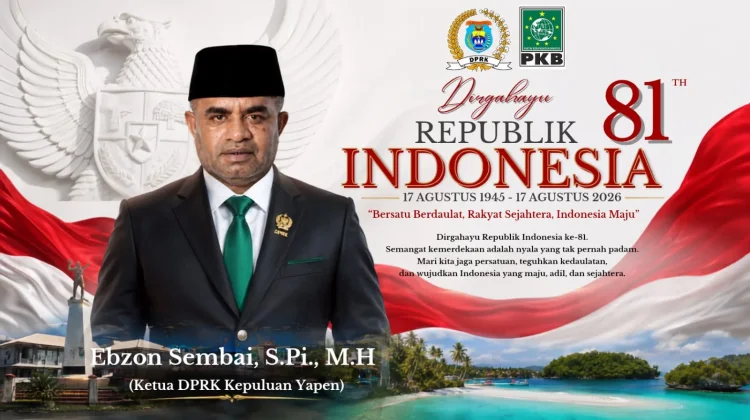 Ketua DPRK Yapen Ajak Warga Perkuat Persatuan