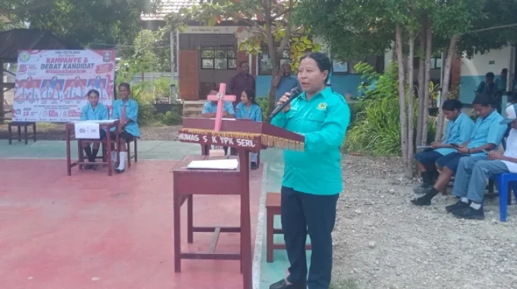 Debat Calon Ketua OSIS SMK S YPK TIK Jadi Pembelajaran