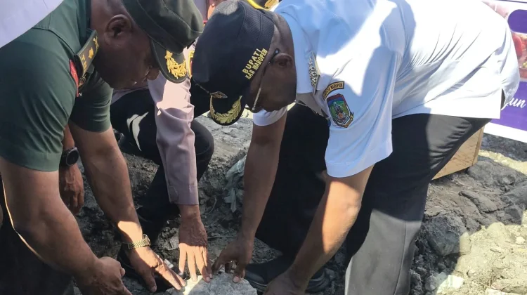 Pemda Waropen Bangun Kembali Pasar Rakyat Ureifaisei