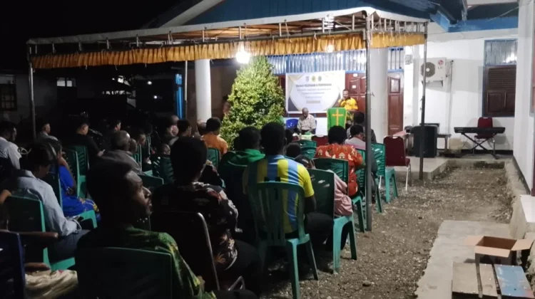 Ibadah Pelepasan Mahasiswa KKN Kelompok 18 Kampung Barawaikap