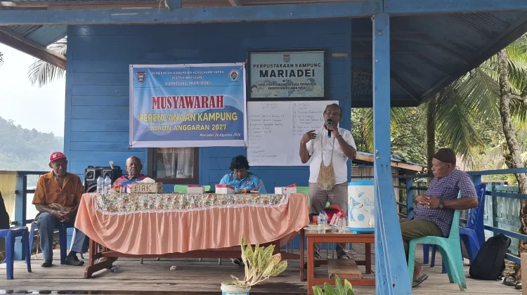 Kampung Mariadei Gelar Musyawarah Kampung Bahas Program Tahun 2027