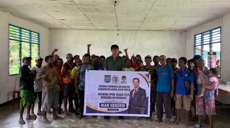 Rian Hendrik Serap Aspirasi Warga Roswari, Soroti Air Bersih dan Infrastruktur