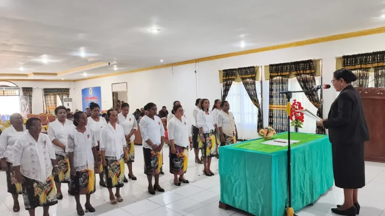 PIAD Waropen Apresiasi Dukungan Ketua DPRK saat Pengukuhan