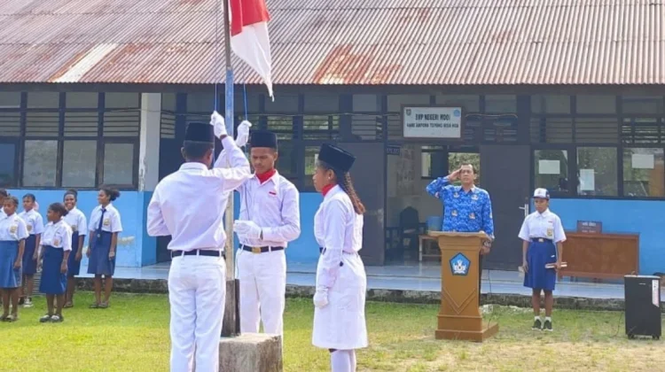 SMP Negeri Wooi Peringati Hari Kesaktian Pancasila, Perkuat Karakter Siswa