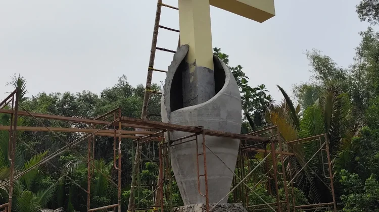 Tugu Injil Sanggei Waropen Dibangun Berdasarkan Sejarah