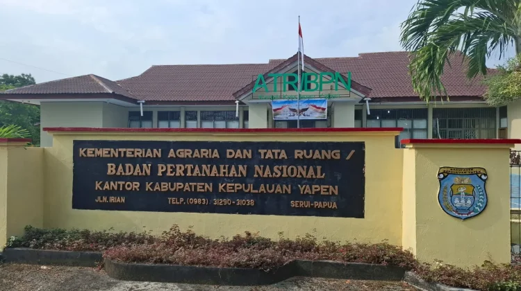 68 Sertifikat Tanah Diterbitkan ATR/BPN Yapen untuk Kabupaten Yapen Waropen