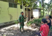 Babinsa Ajak Warga Jaga Lingkungan dan Keamanan