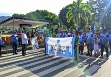 PSW YPK Yapen Gelar Jalan Sehat Peringati HUT YPK 64