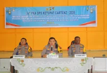 Polres Waropen Gelar Latihan Pra Operasi Ketupat Cartenz