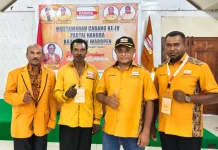 Lamek Maniagasi Kembali Pimpin Hanura Waropen Periode Baru