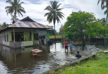 DPRK Waropen Kunjungi Warga Terdampak Banjir Distrik Oudate