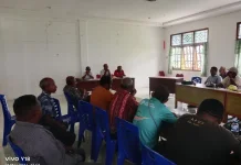 Dewan Adat Yapen Gelar Rapat Persiapan Konfrensi Adat Saireri