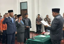 Dua Pejabat Strategis Resmi Dilantik di Yapen