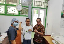 Momentum HUT IBI ke-75, DP3AKB Yapen Gelar KB Serentak dan Launching Puskesmas War
