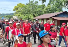 Menjelang HUT Kapitan Pattimura ke-209, IKEMAL Yapen Gelar Jalan Santai