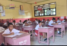 45 Siswa SD YPK Betania Waren Waropen Ikuti Ujian Nasional