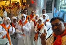 Jamaah Haji Kloter 27 UPG Tiba di Jeddah, Seluruh Jamaah  Dilaporkan Sehat