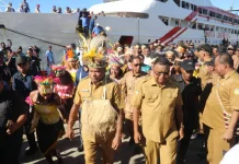 Gubernur Papua Hadir di Yapen Tinjau Program Strategis Daerah