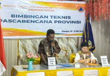 Pemerintah Waropen Resmi Tutup Bimtek Pascabencana Provinsi