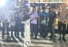 Bupati Yapen Tekankan Kerukunan saat Pelepasan Pawai Takbiran