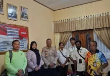 Perkuat Sinergi  Kabag Ops Polres Yapen Gelar Silaturahmi Bersama Wartawan