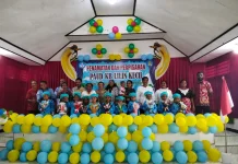 PAUD Lilin Kecil Barawaikap Gelar Penamatan, Pengelola Harap Dukungan Orang Tua