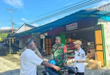 Babinsa Koramil 1709-03 Warbah  Komsos  Bersama BPJS