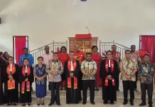 Bupati Yapen Resmikan dan Tahbiskan Gedung Baru GKI Eben Haezer Warari