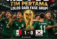 Meksiko Tim Pertama Lolos 16 Besar Piala Dunia 2026