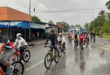 Gowes Santai Bersama Masyarakat  HUT Bhayangkara 80