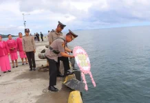 Polres Waropen Gelar Ziarah dan Tabur Bunga Peringati Hari Bhayangkara ke-80