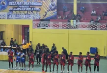 Tim Voli Yapen Tampil di Kapolda Cup U-19, Terhenti di Babak Kedua