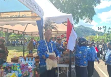 Menjelang HUT RI ke-81 Tahun : Pemda Yapen Gelar Pasar Murah