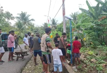 Sambut HUT RI, Mahasiswa KKN Warga Bersihkan Wisata Kampung Ketuapi
